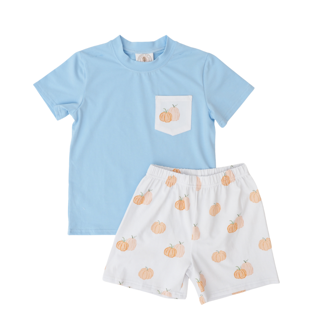 Pumpkin Row Beckham Short Set