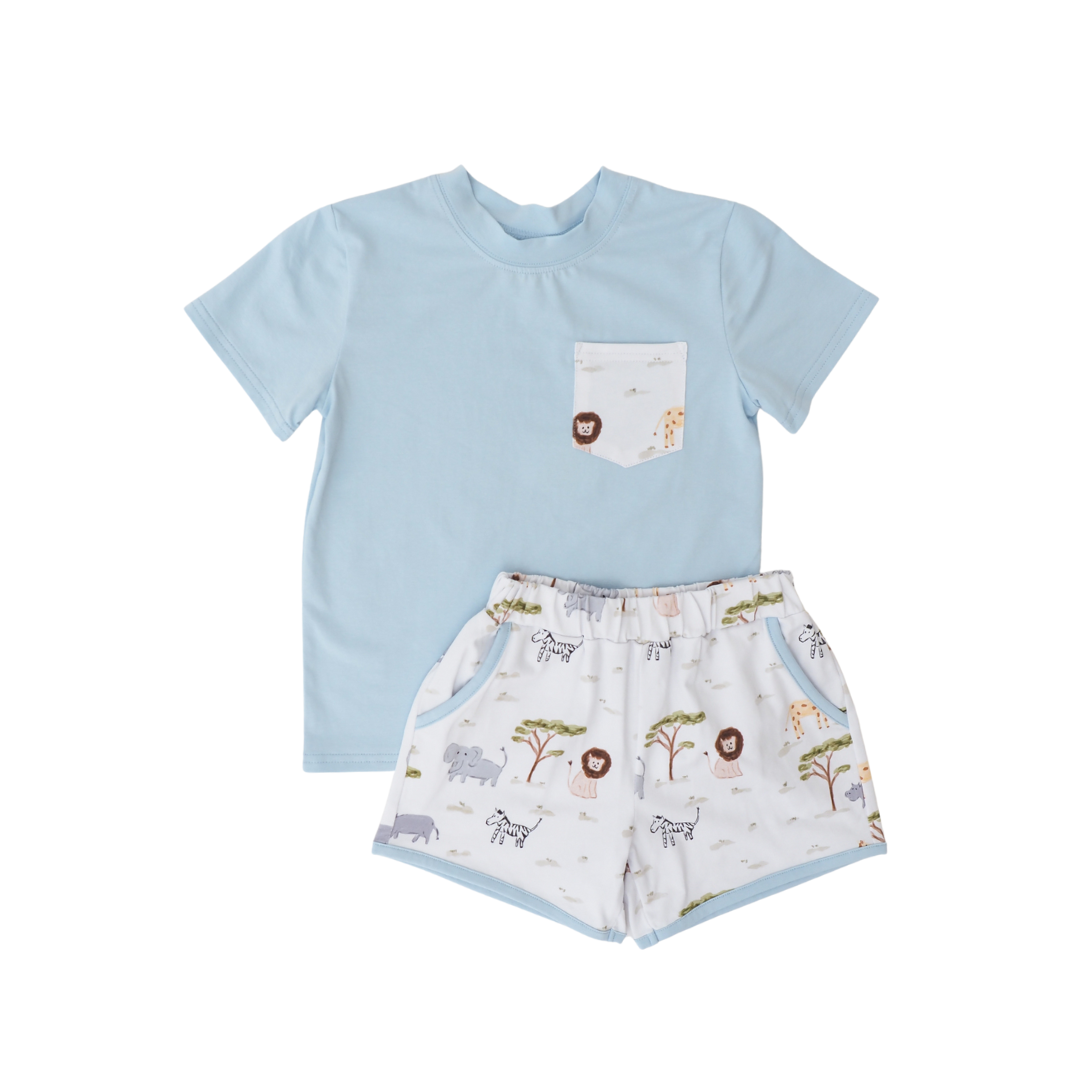 Sweet Safari Beckham Short Set