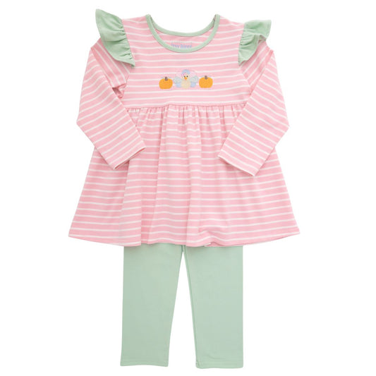 Turkey Ruffle Legging Set