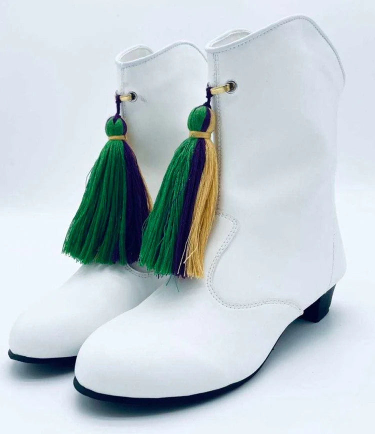 Baby, Youth, and Adult Majorette Mardi Gras Boots