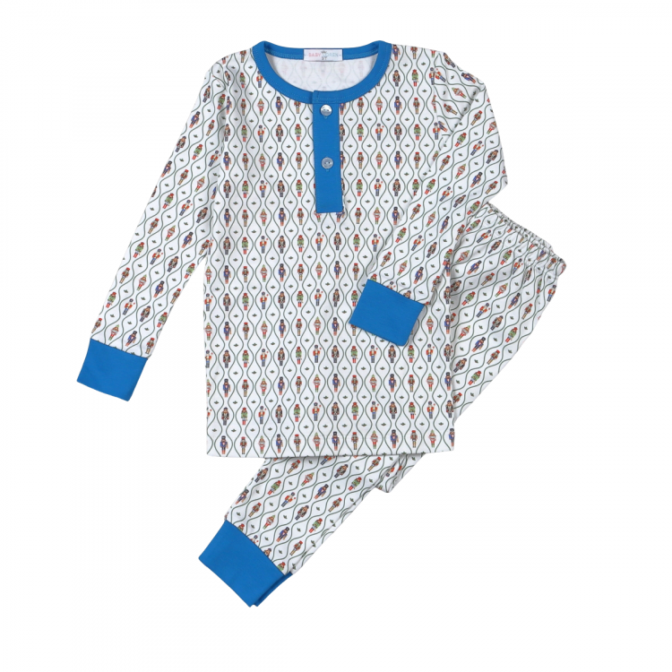 Blue Nutcracker Pima Pajama