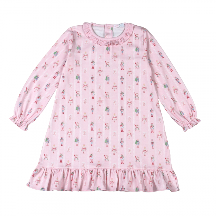 Pink Nutcracker Pima Nightgown