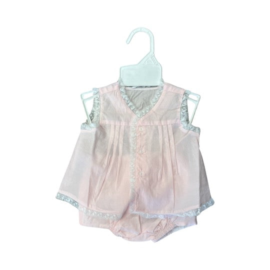 Light pink lace bloomerset