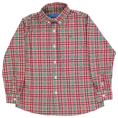 Jolly Plaid Performance Button Down Shirt