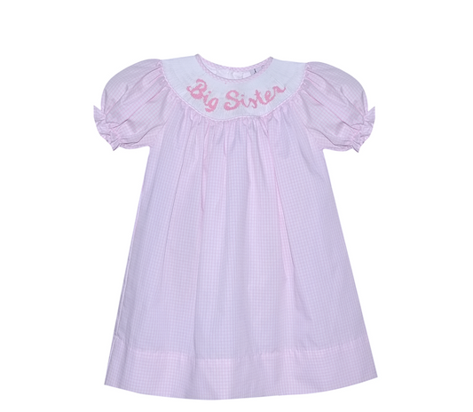 Big Sister Smocked Dress