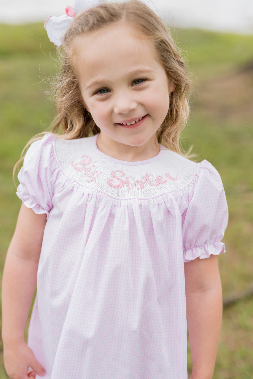 Big Sister Smocked Dress