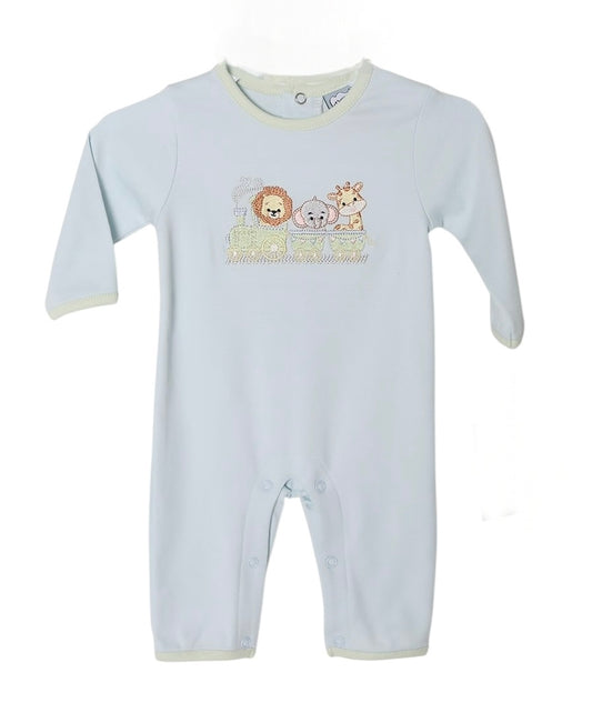 Zoo Train Boy Romper