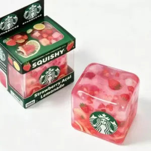 Starbucks Strawberry Acai Lemonade Sensory Slow Rise Cube