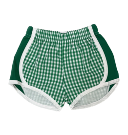 Green gingham windshorts