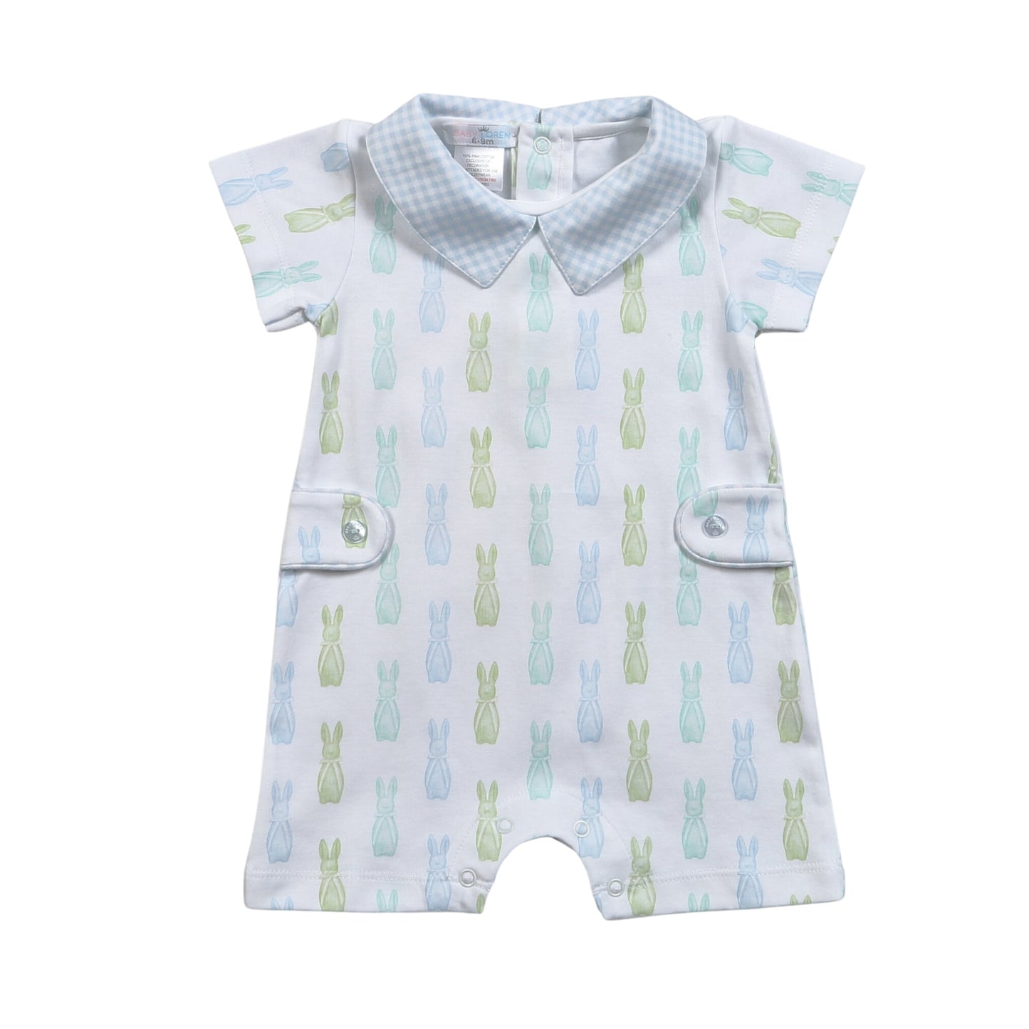 Easter bunny Pima romper