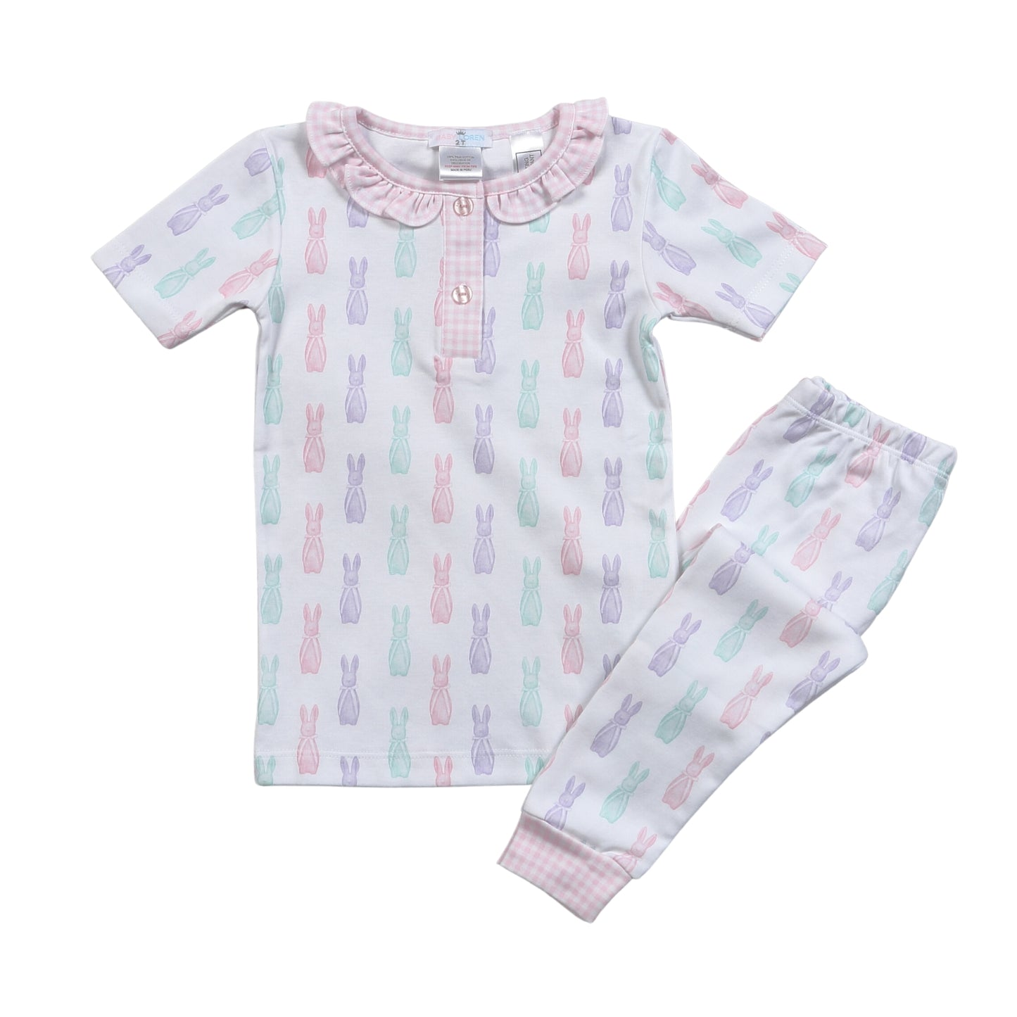 Easter bunnies pink Pima pj