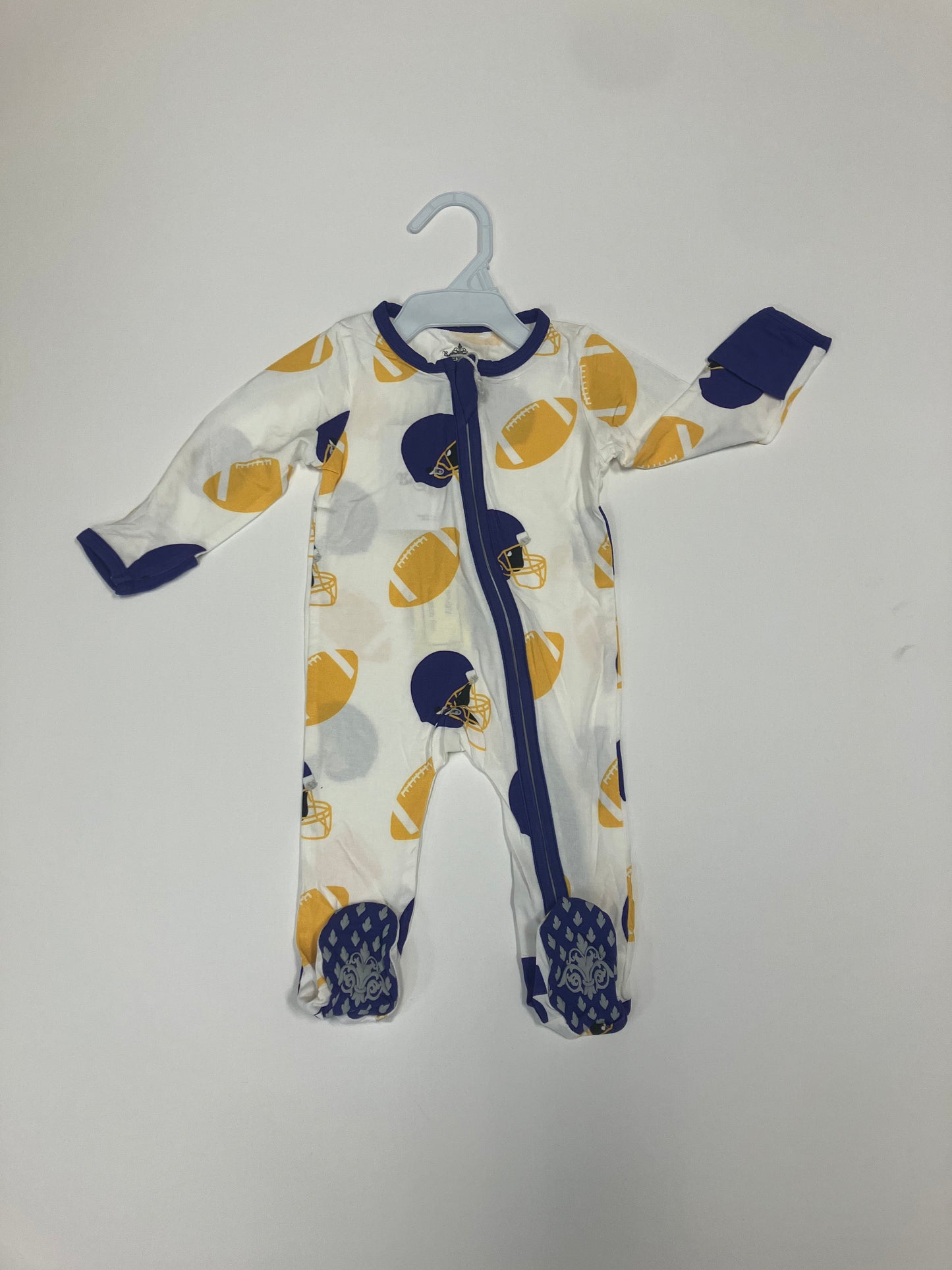Football Fever Purple and Gold Footie