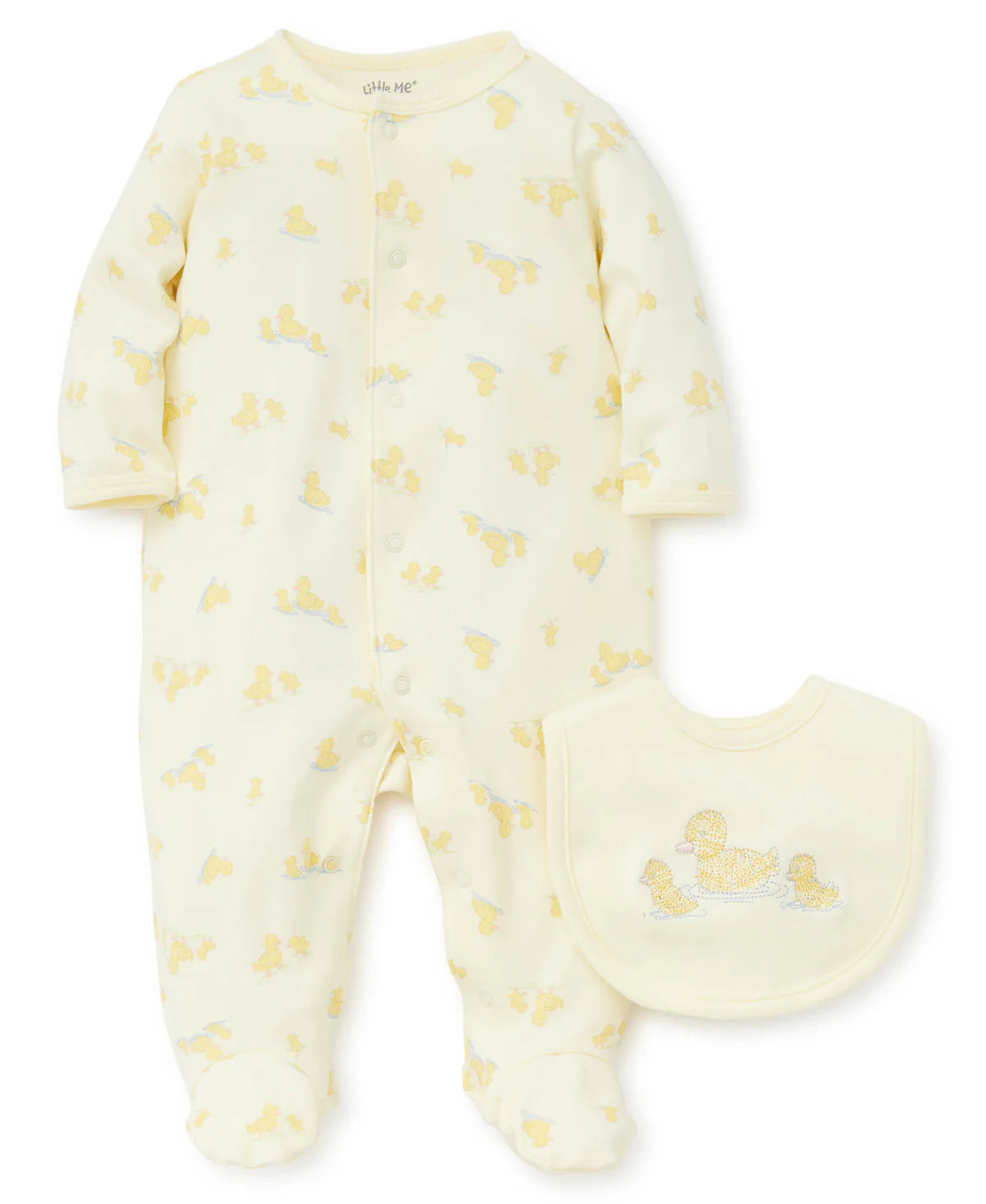 Ltl Ducks Footie and Bib