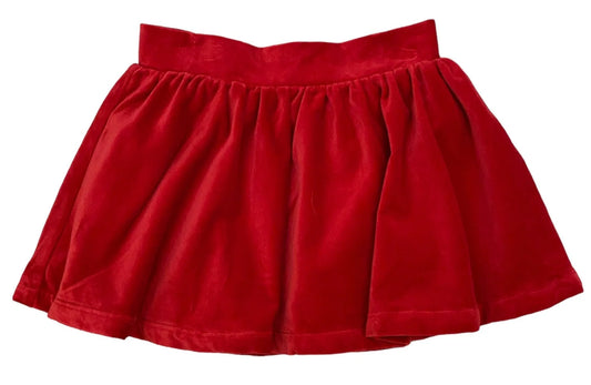 Red Velvet Skirt