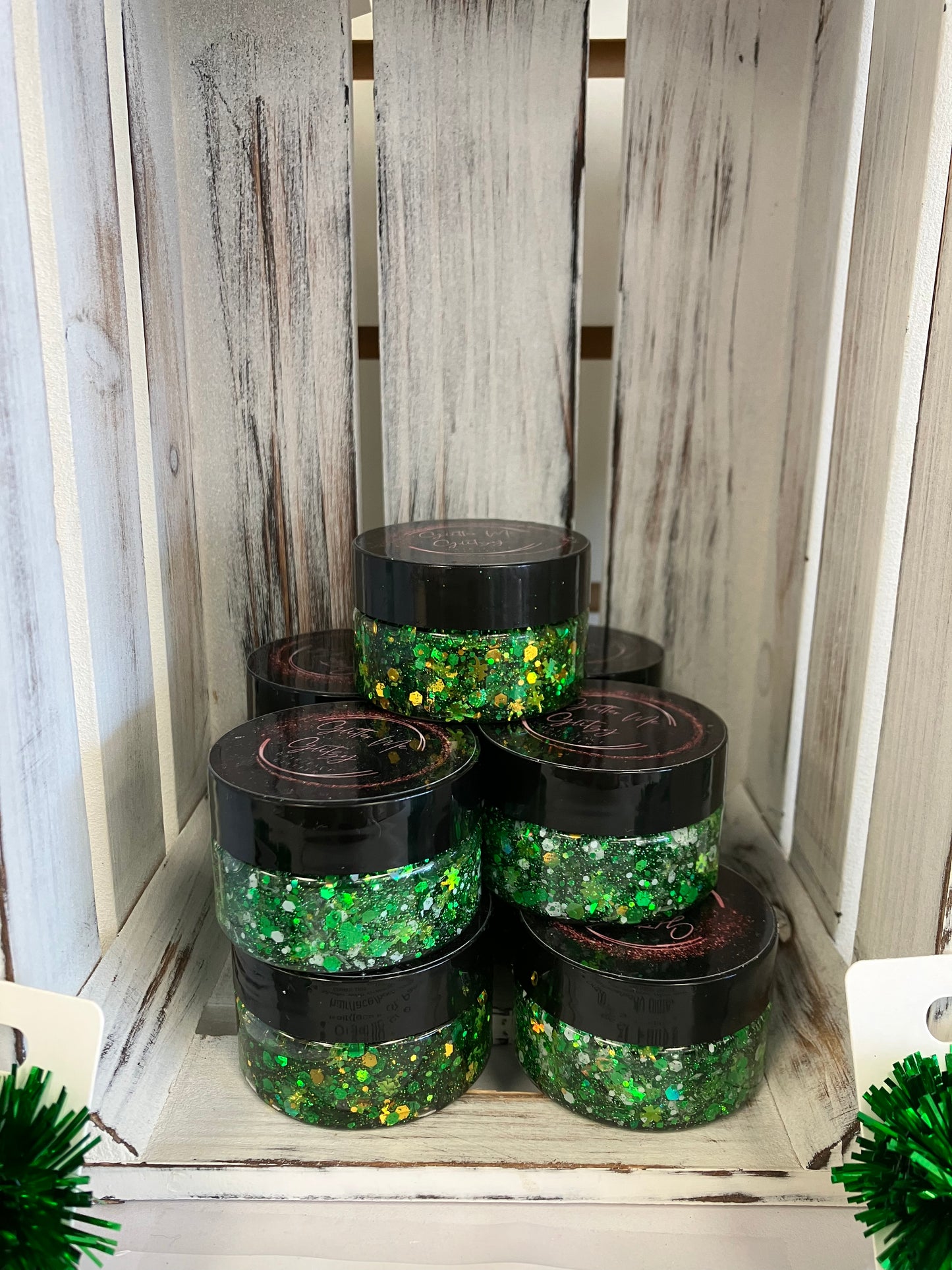 St Patty glitter gel