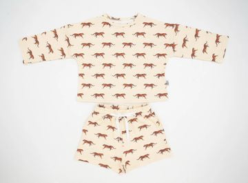 Kids and Ladies Tiger Bamboo Sweatshirt Set