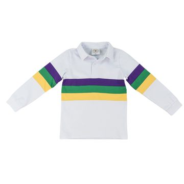 Mardi Gras Rugby Polo