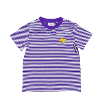 Purple Stripe Tiger Tee