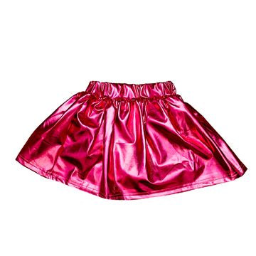 Hot Pink Metallic Skort