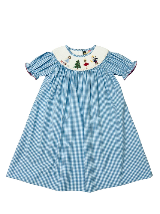 Nutcracker Smocked Bishop Dress