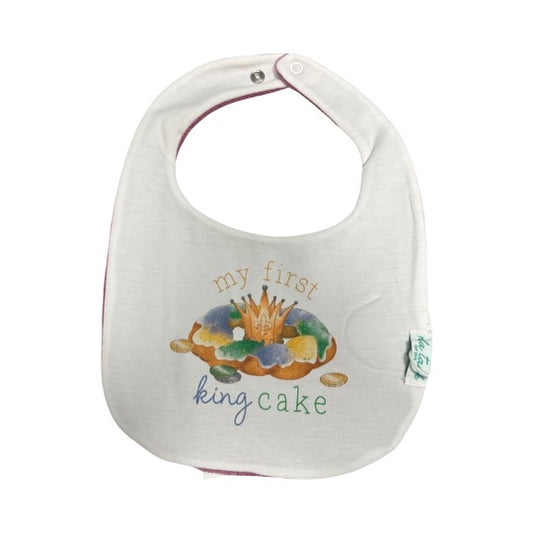 My first king cake bib