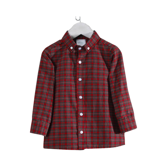 Plaid Winter Charm Oxford Shirt