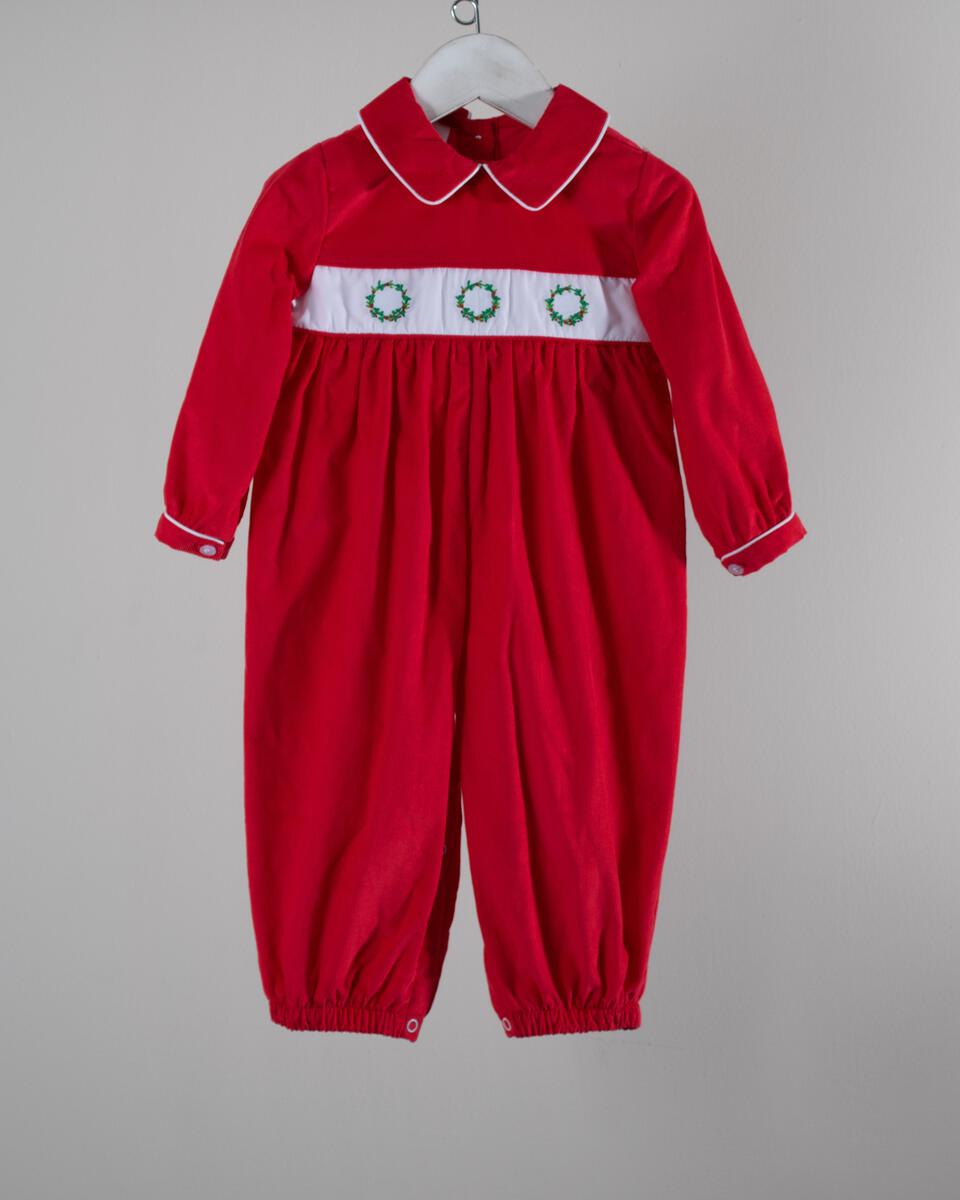 Christmas Wreath Thomas Romper