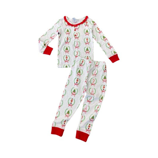 Nutcracker & Christmas tree two piece pajamas