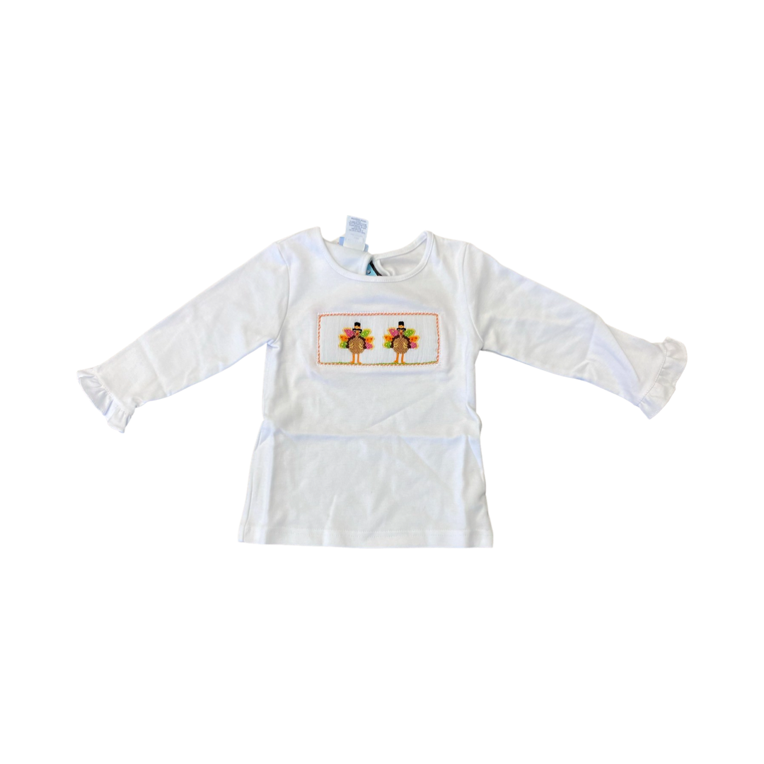 White turkey long sleeve girls