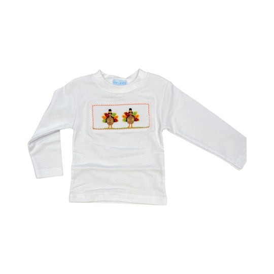 White turkey long sleeve boys