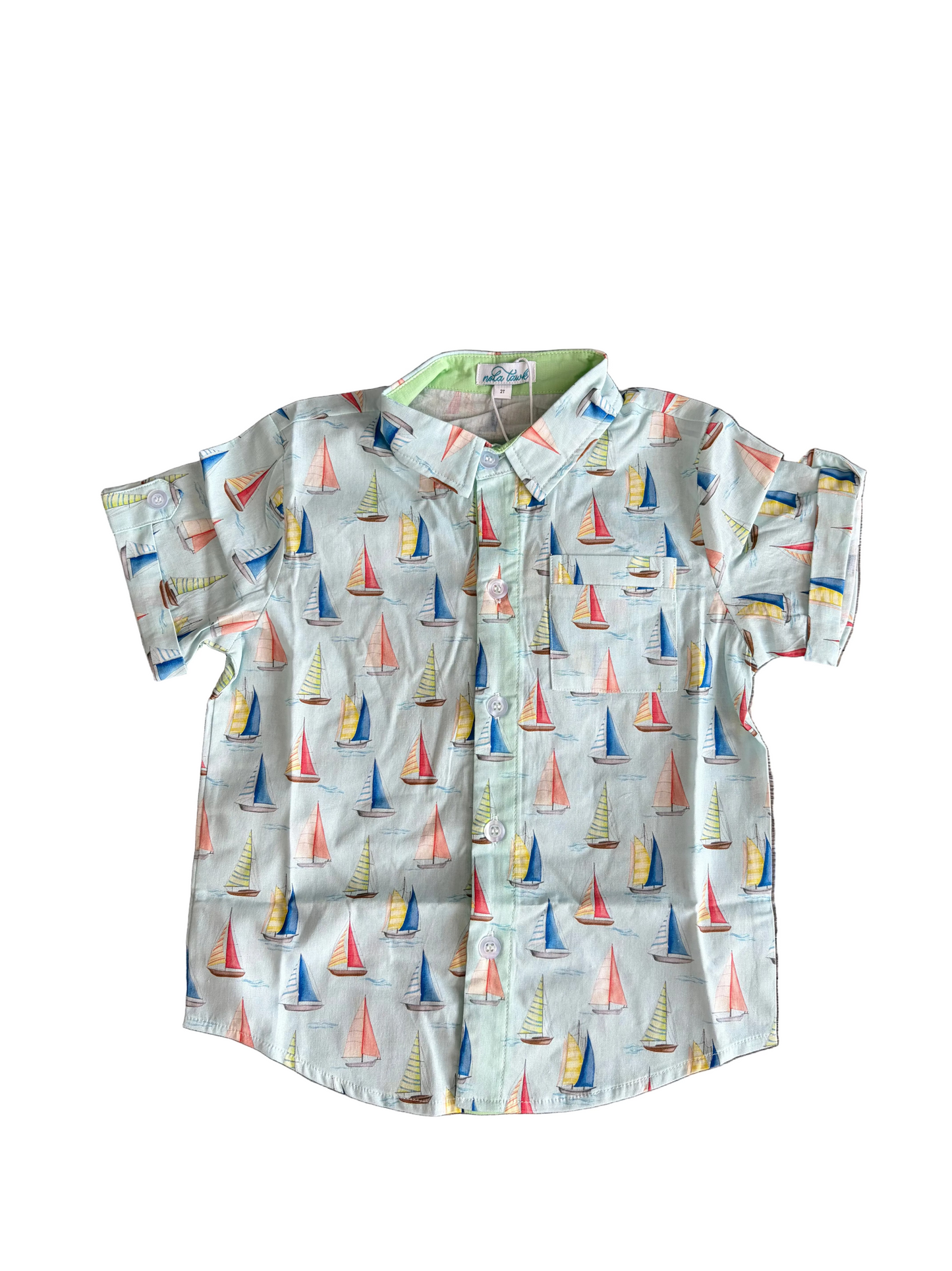 Sea You Soon Short Sleeve Collared Shirt