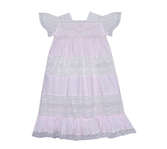 Mary Frances Pink Heirloom Dress