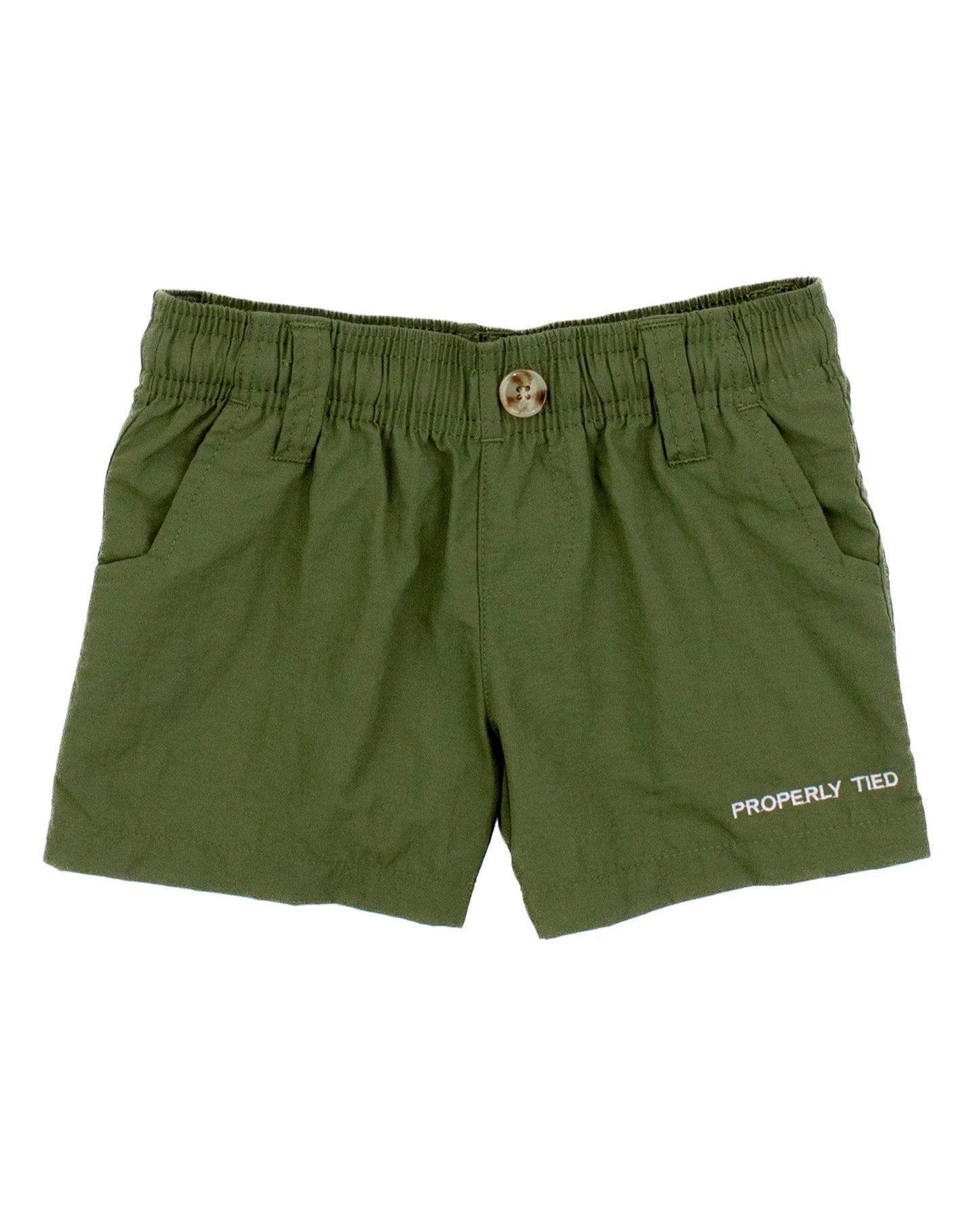 Olive Boys Mallard Shorts