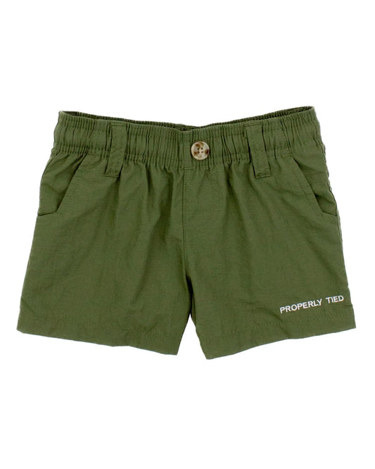 Olive Boys Mallard Shorts