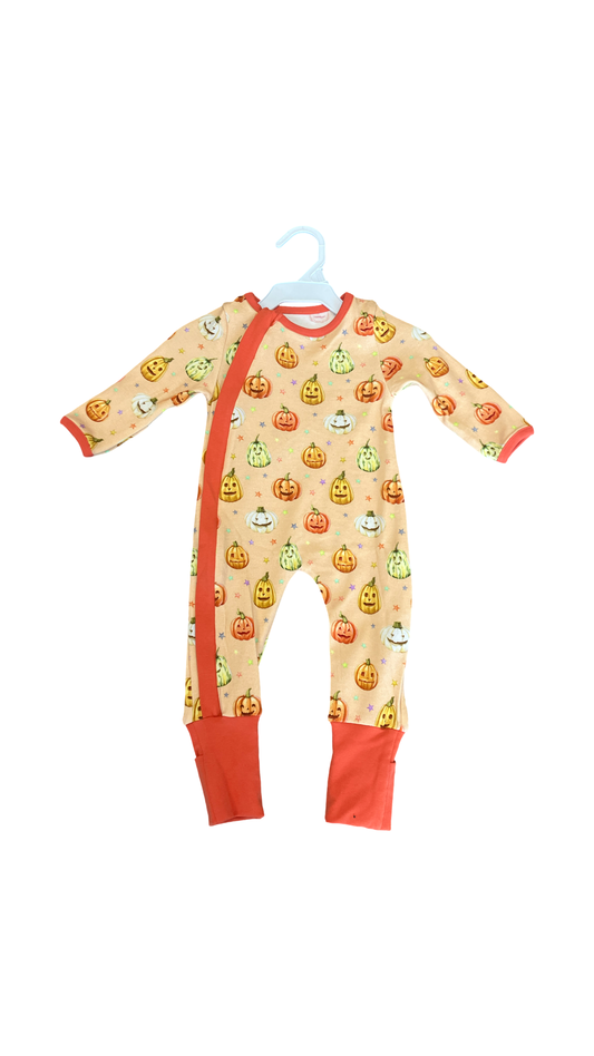 Pumpkin Pals Zip-up Pajama
