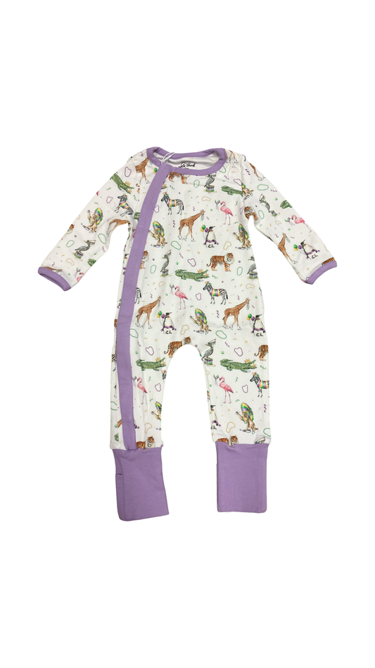 Zoo Krewe Zip-up Pajama