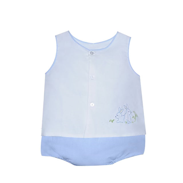 blue bunny diaper set