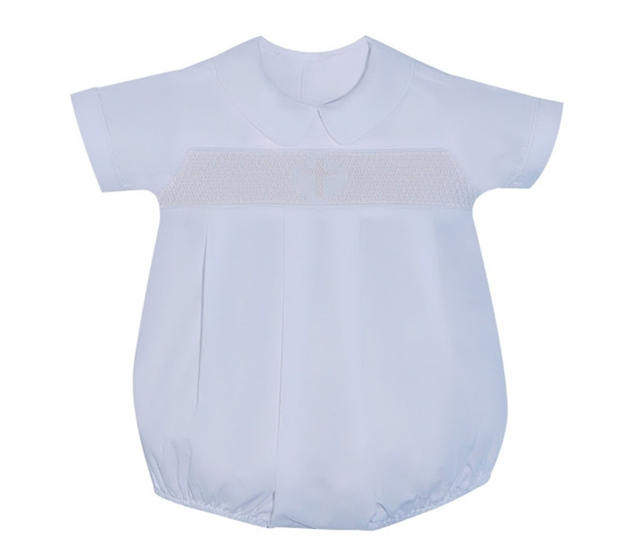 Jackson cross smocked bubble