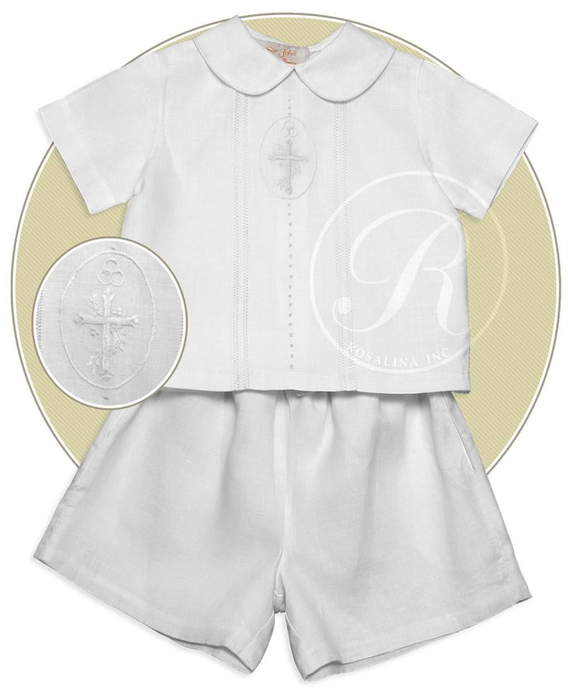 Ivory Christening short set