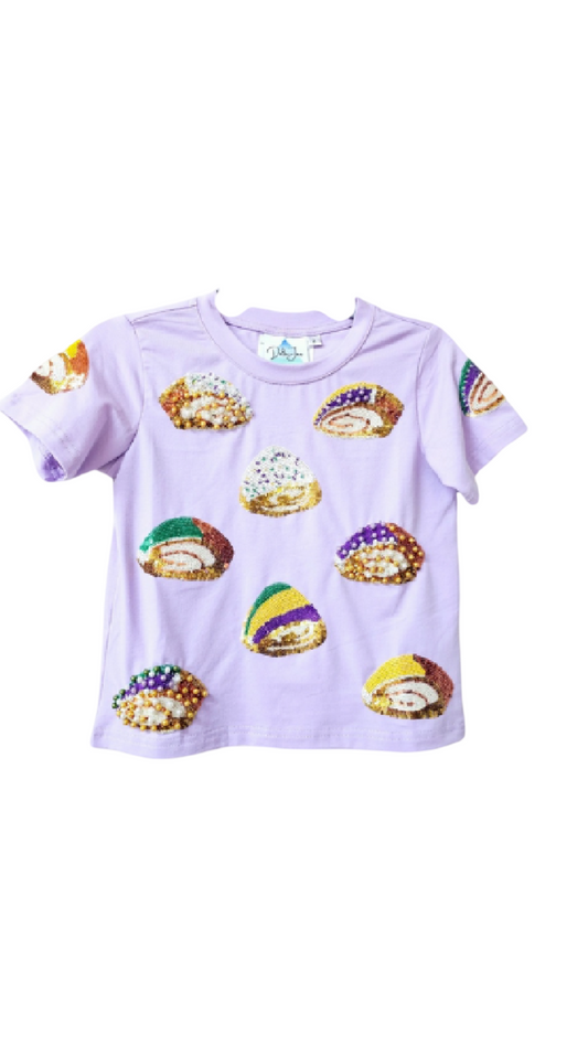Sequin King Cake Shirt
