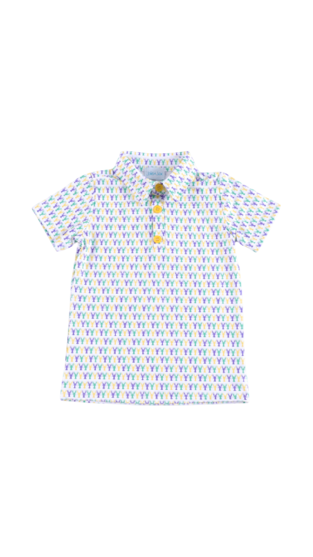 Mardi Gras Crawfish Polo Shirt