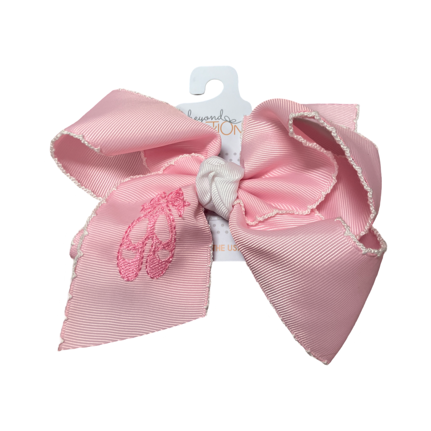 Monogrammed ballet bow