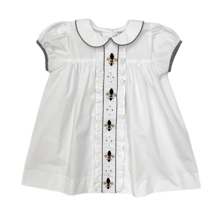 Fleur De Lis Girl Bubble and Dress