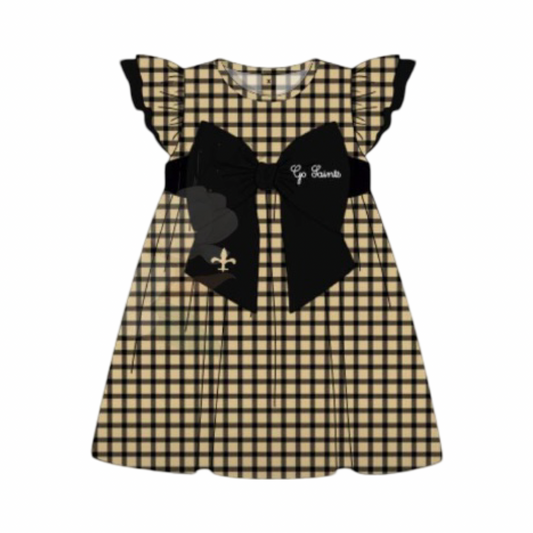 Go saints bow dress