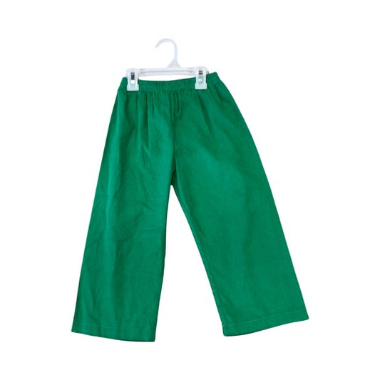 green corduroy pants