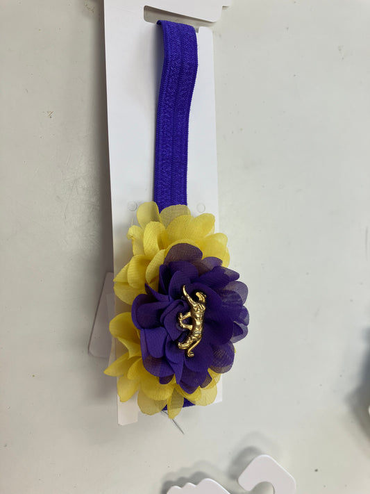 Lsu tiger resin headband