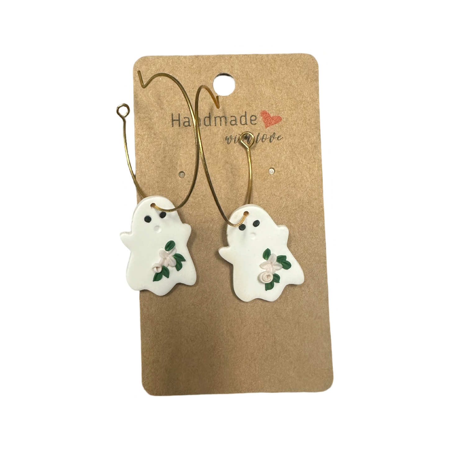 Ghost dangle earrings