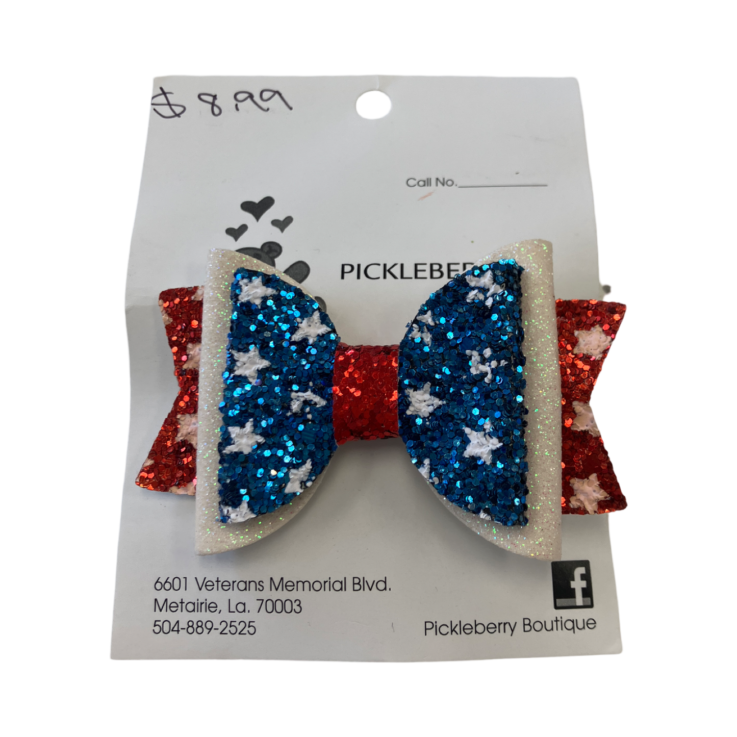 Sparkle 4th of July bow