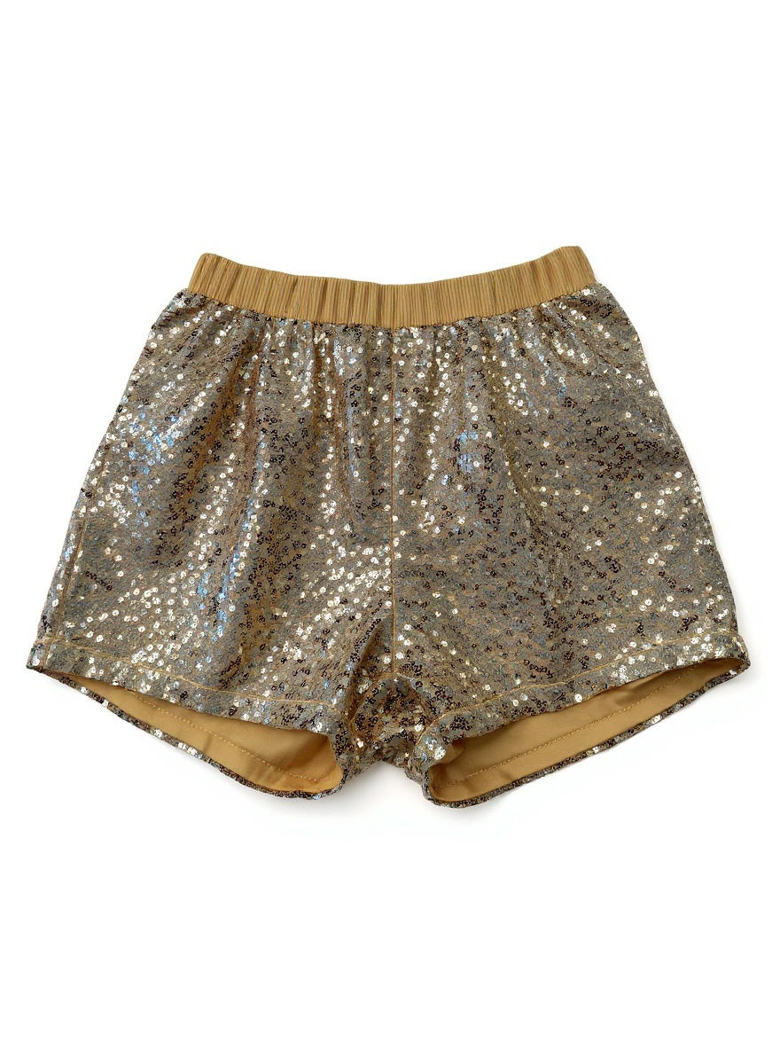 Gold Sequin Shorts