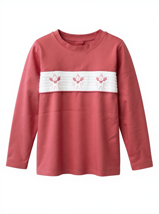 Smocked Nola Snowman Shirt